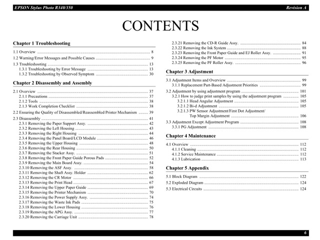 EPSON R340_350 Service Manual